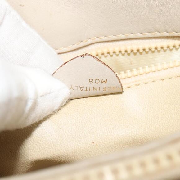 CELINE Shoulder Bag Leather Gold Beige - Picture 13 of 13